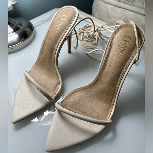 Oh Polly Pointed Toe Strappy Heel - Picture 5 of 8